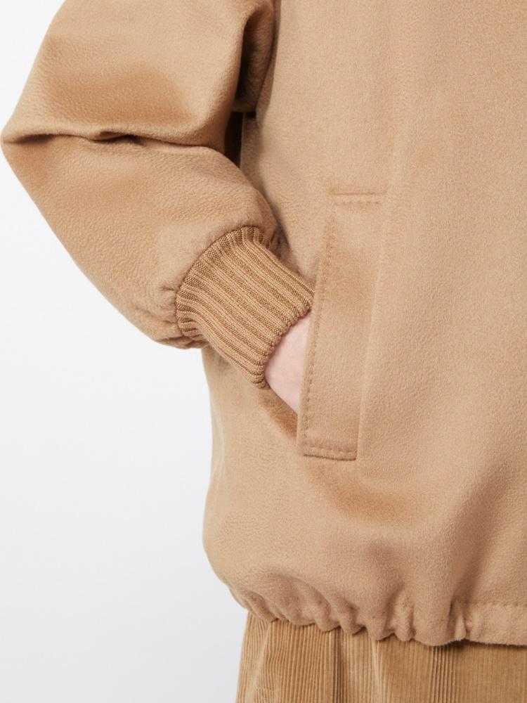 Felpa in drap di lana Cammello DERRIS 006 MAX MARA STUDIO 