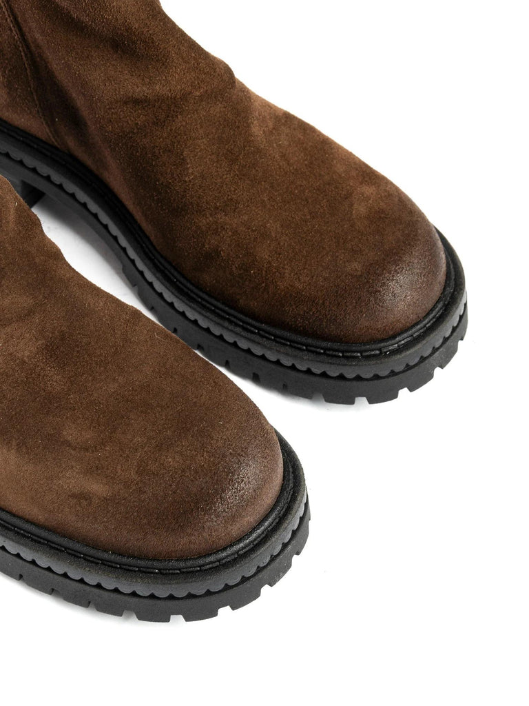 Tronchetti in camoscio marrone 2824 CAMOSCIO CORTINA CURIOSITE 