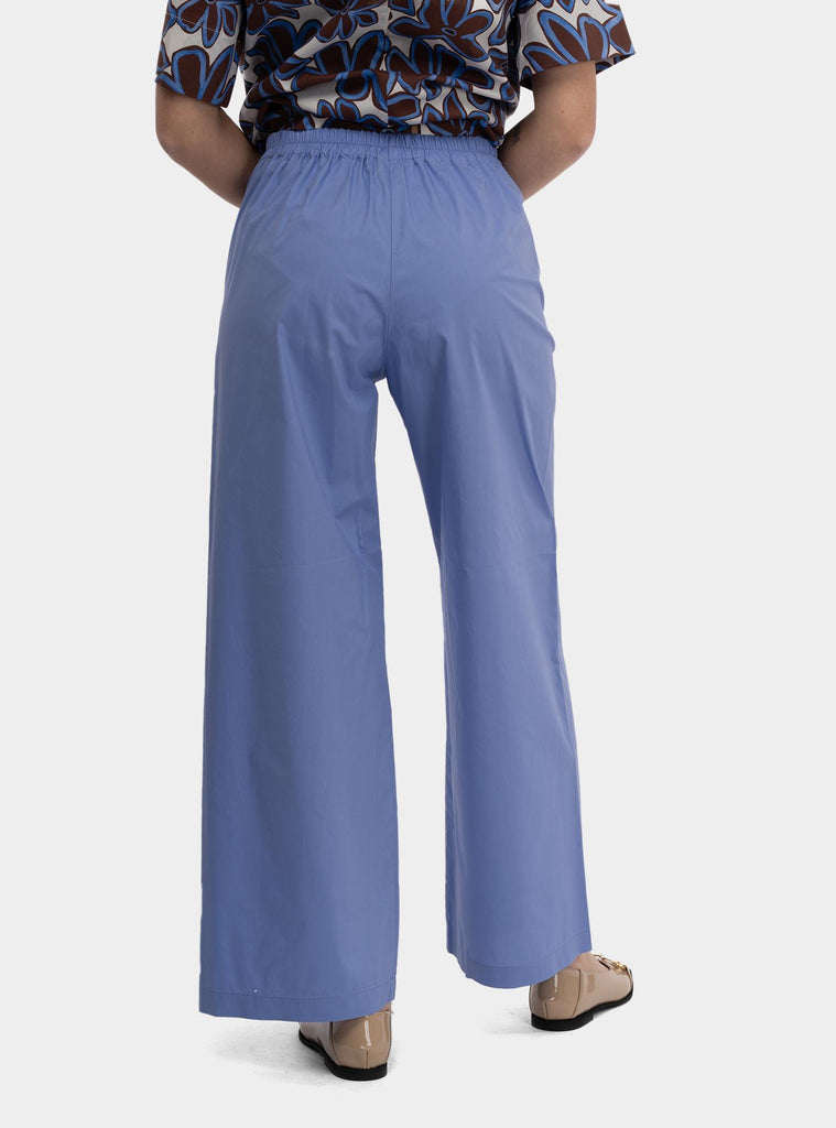 Pantalone bojan con elastico in vita Glicine SS25211T001 AZUL NIU 