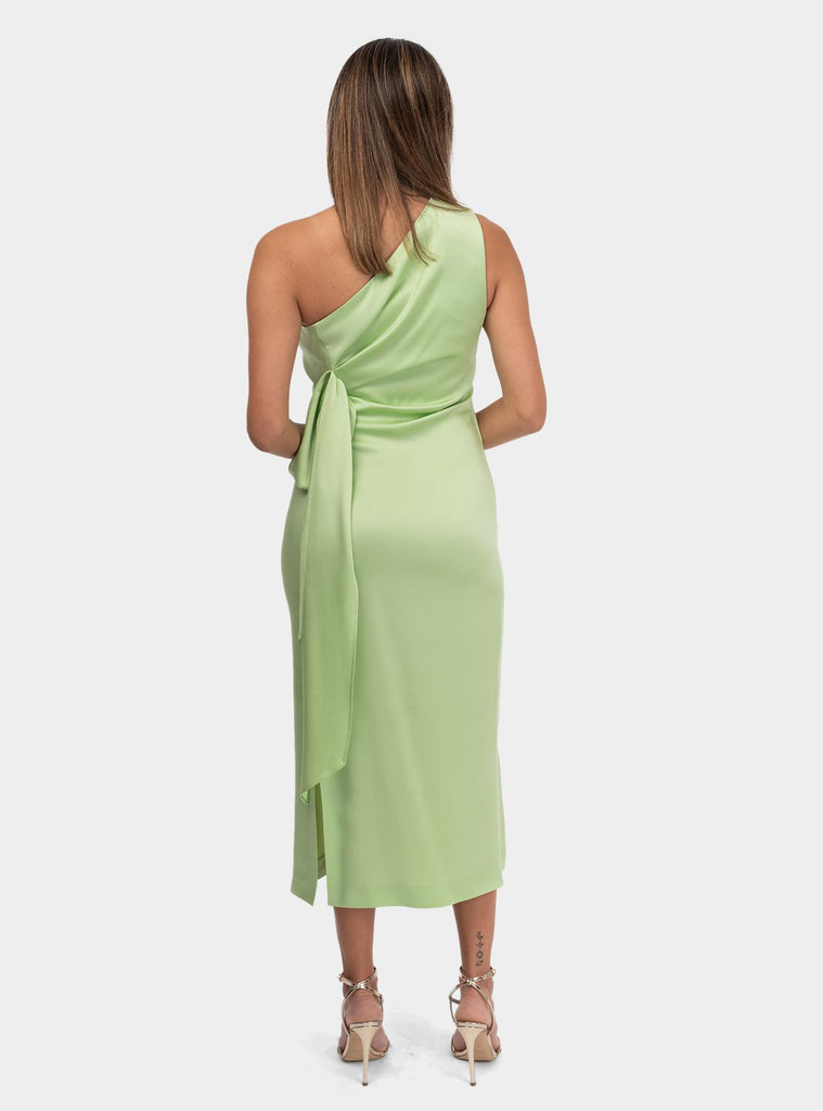 Abito midi monospalla Verde CERCHIO 052 MAX MARA 