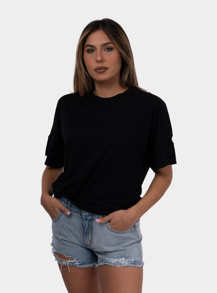 Maglia donna over Nero 60217/80566 099 GRAN SASSO 