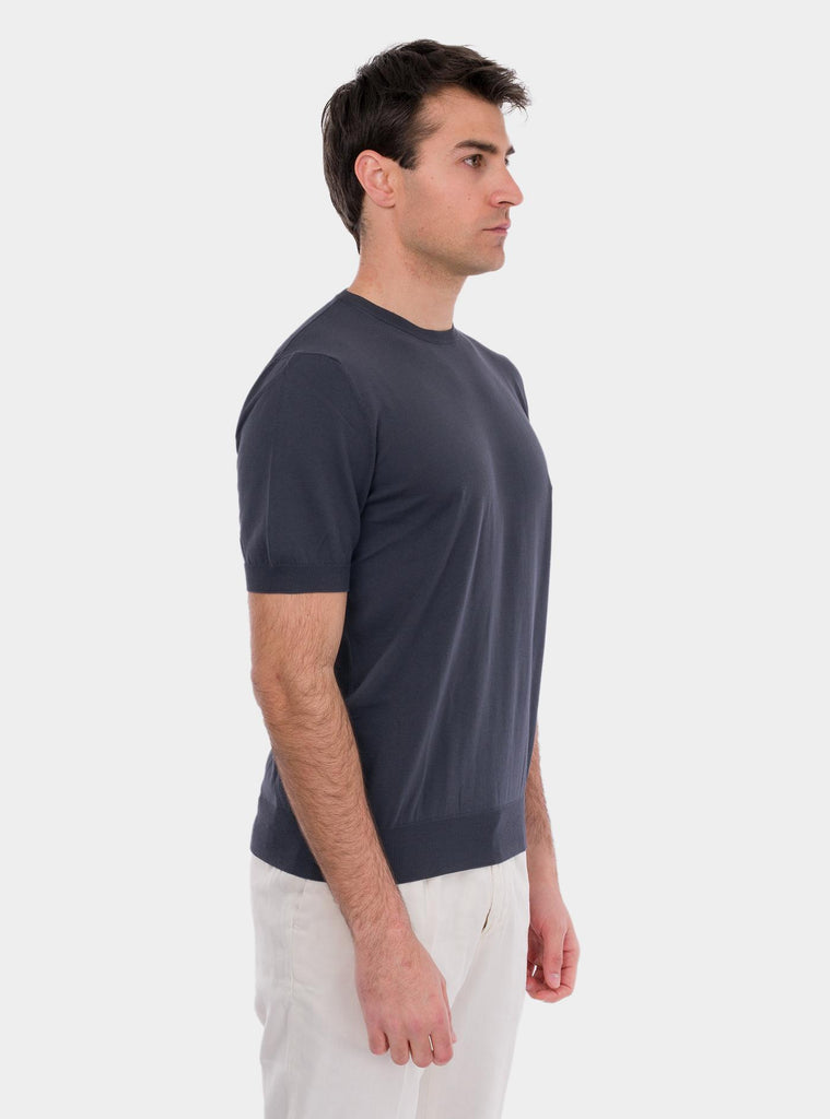 T-shirt uomo in maglia organic cotton 57136/21810 178 GRAN SASSO 