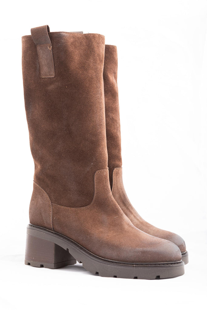 Stivale in Camoscio Marrone 211 VELOUR MARRONE KOBRA 