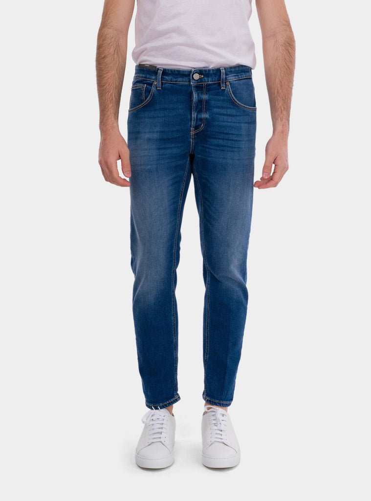 Jeans uomo reggea in cotone blu scuro TP05B0SH0220 MM87 PT PANTALONI TORINO 