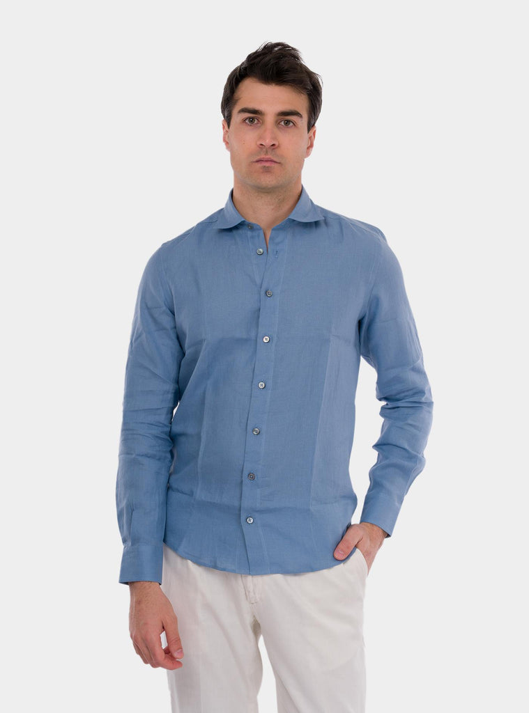 Camicia uomo in puro lino 61121/50001 570 GRAN SASSO 