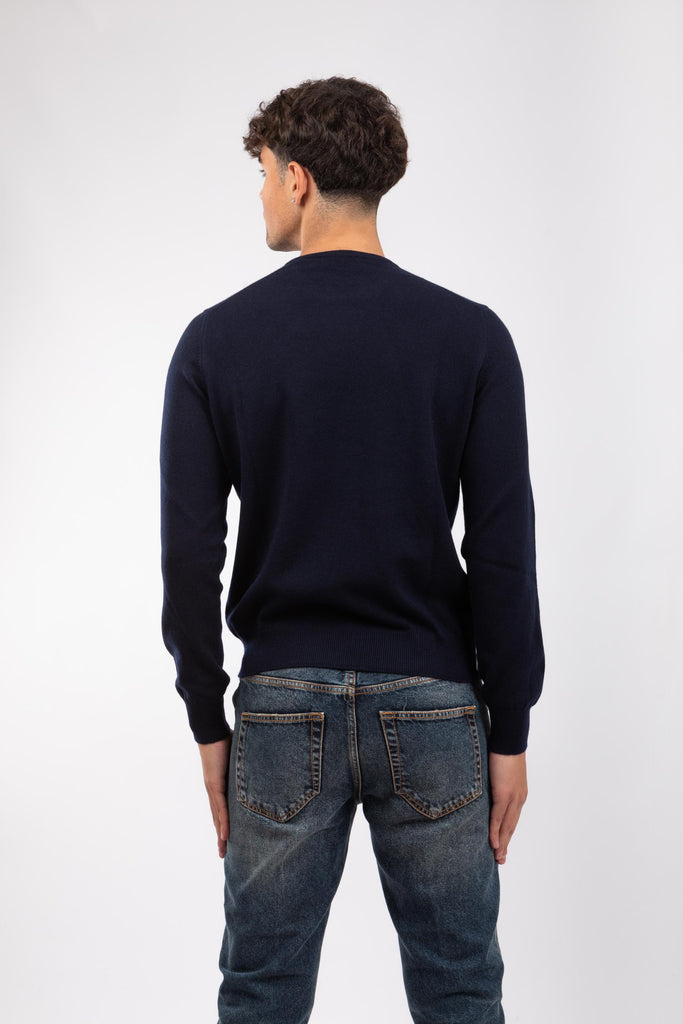 Maglia uomo cashmere Blu 55167/15590 598 GRAN SASSO 