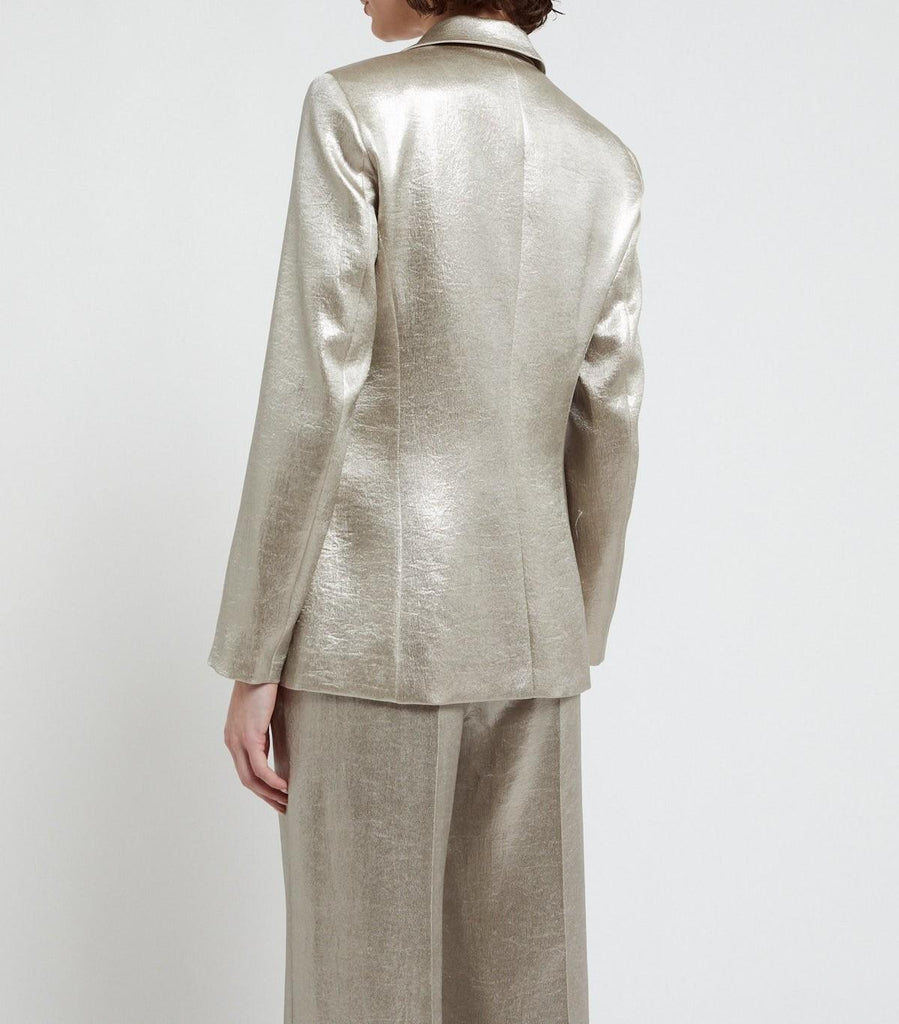 Giacca monopetto effetto luce DG6166 VAR UNICA OTTO D'AME 