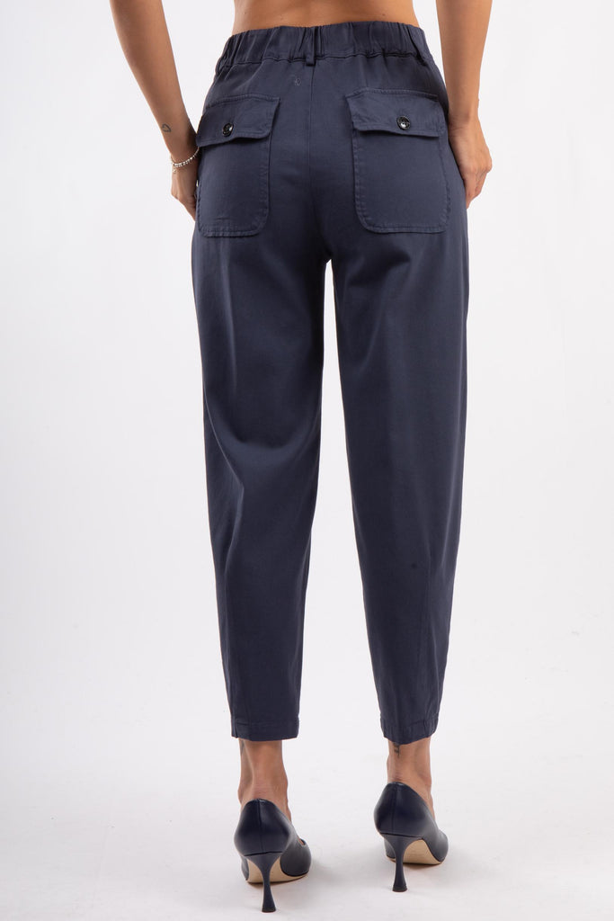 Pantaloni in cotone con tasche 521SD25010 S3982 ALESSIA SANTI 