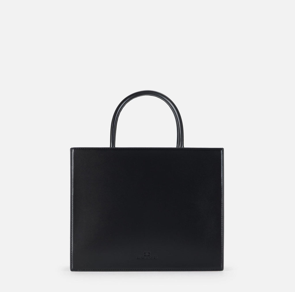 Borsa Tote grande con logo Nero BS32A56E2 110 ELISABETTA FRANCHI 