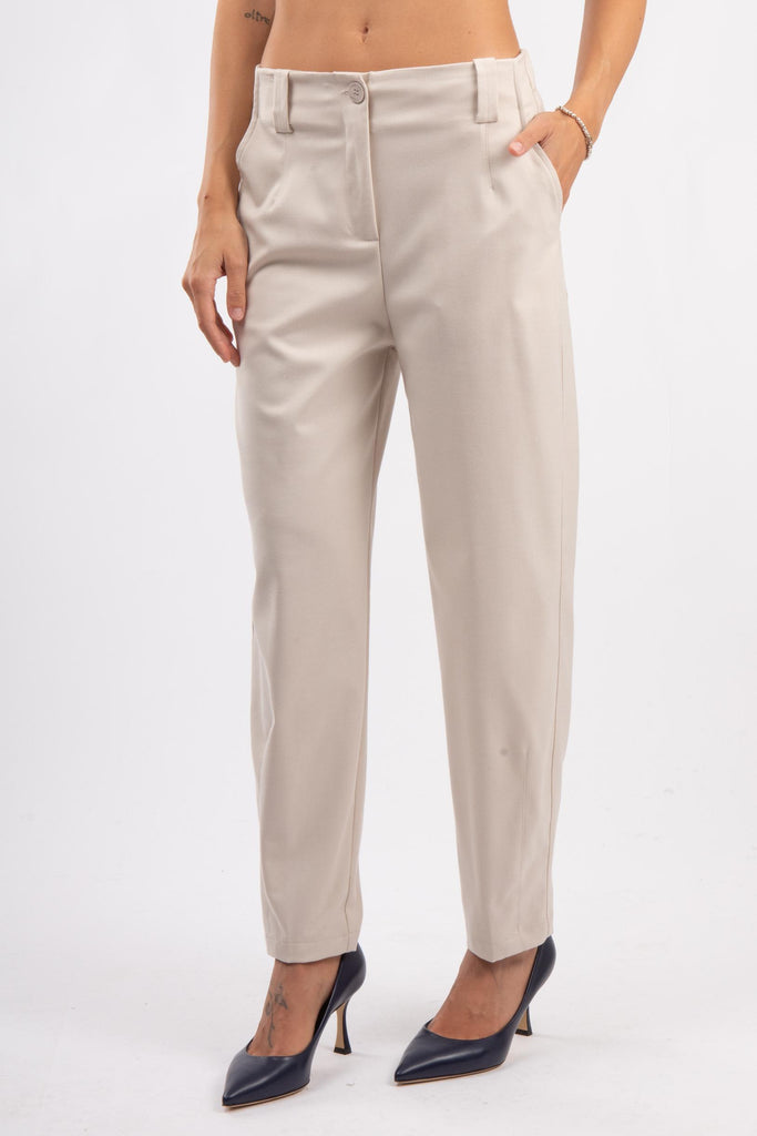 Pantaloni cropped stretch con tasche 521SD25034 S2274 ALESSIA SANTI 