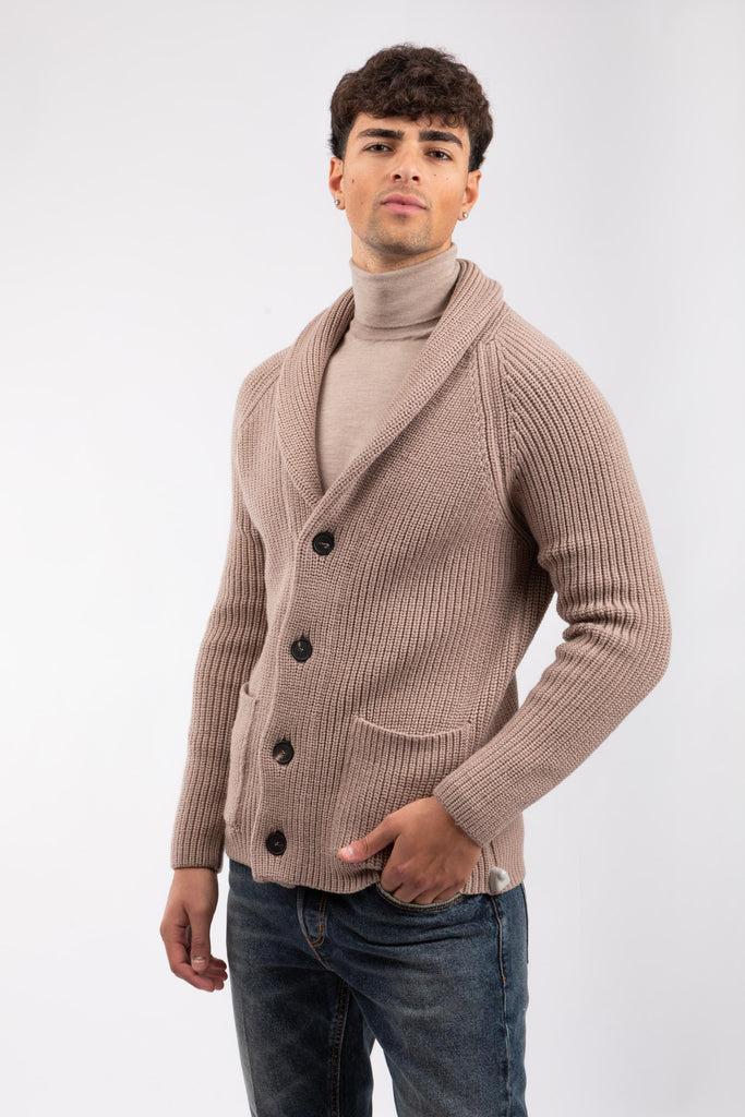 Cardigan con scollo a scialle Avano JACKSON PWI25-01 299 TAGLIATORE 