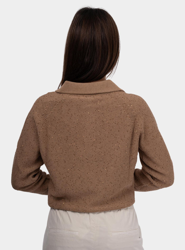 Maglia donna con paillettes 14209/32409 130 GRAN SASSO 