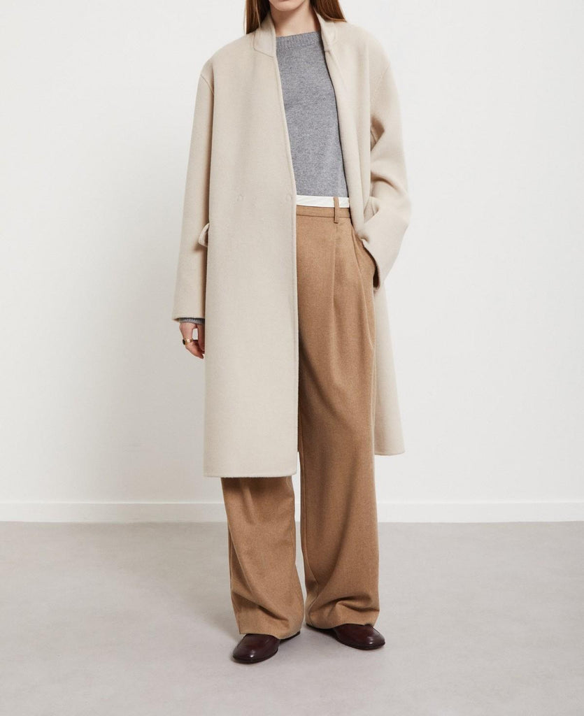 Capotto midi Ecru DJ0051 ECRU OTTO D'AME 