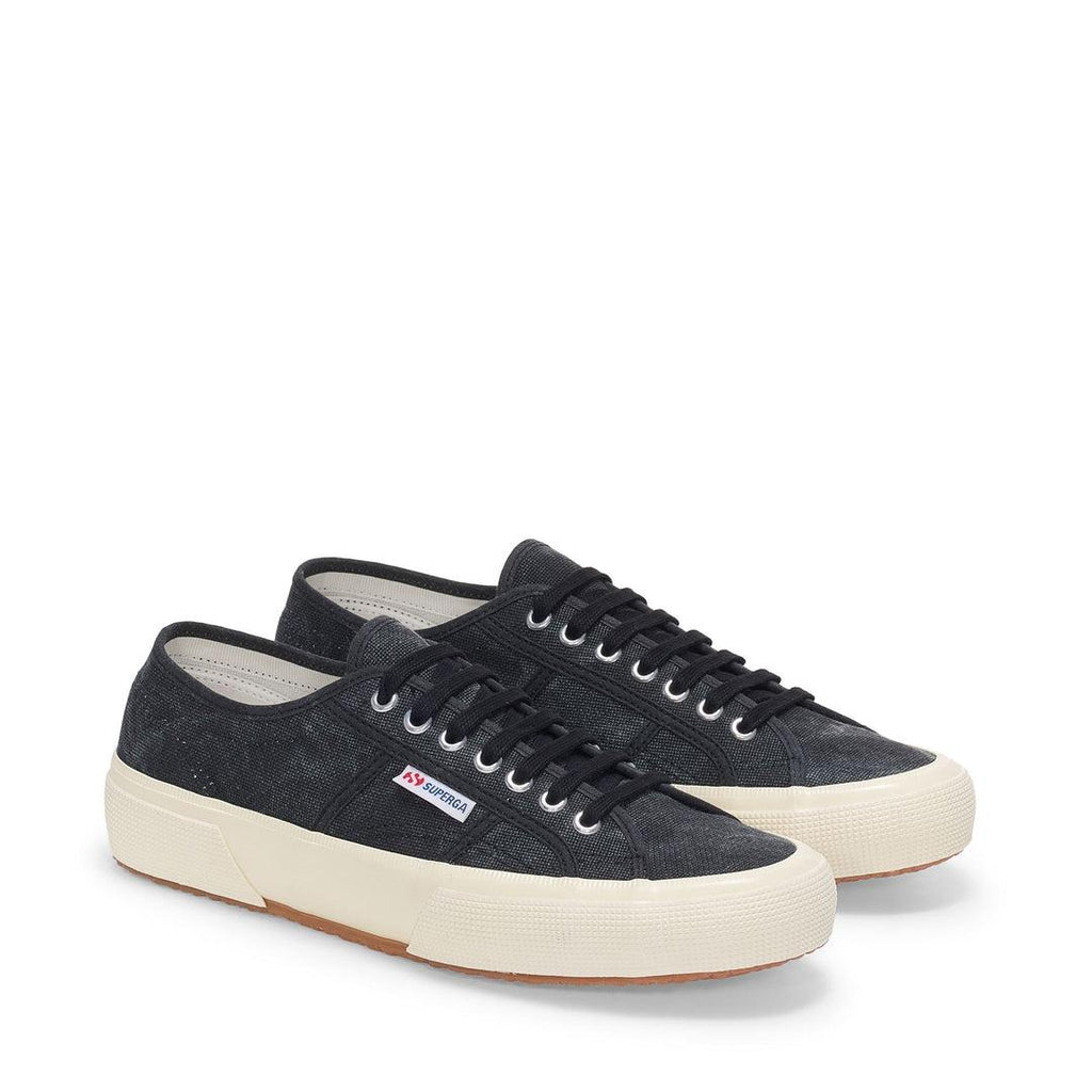 Superga 2750 OG washed cotton black 2750-OGWASHEDCOTTON BLACK SUPERGA 