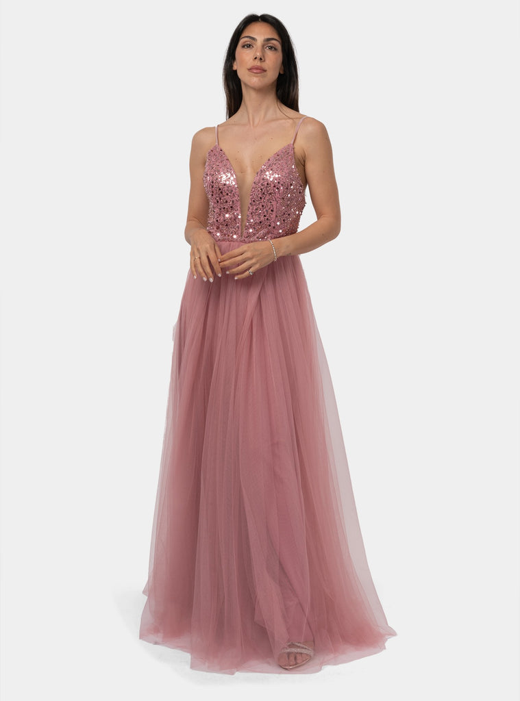 immagine-1-betzzia-abito-in-tulle-e-pailettes-rosa-abito-donna-c24351-26