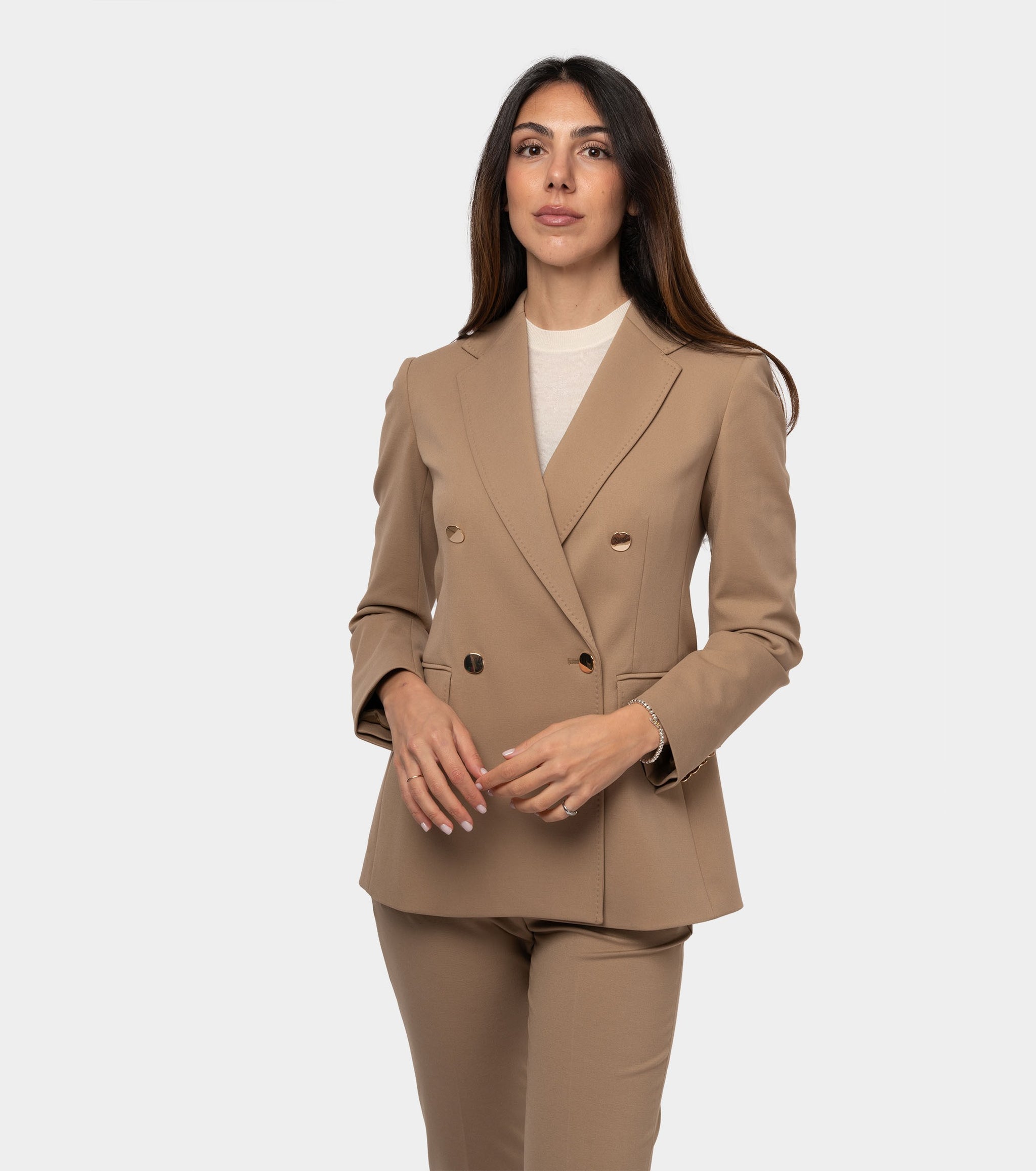 Mara Studio Giacca Cammello Max Mara Felpa Corta Mina Cammello MAX