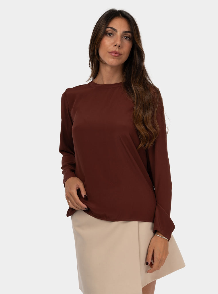 immagine-1-otto-dame-camicia-in-misto-seta-bruciato-camicia-donna-dc4987-1bruciato