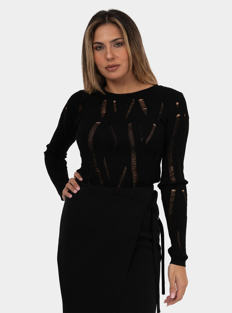 immagine-1-patrizia-pepe-maglia-maniche-lunghe-essential-nero-maglia-donna-8k0226k194-k103nero