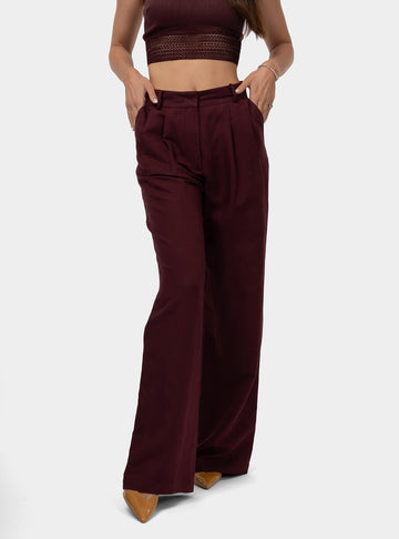 immagine-1-patrizia-pepe-pantalone-essential-in-viscosa-bordeaux-pantalone-donna-2p1609a052-m496