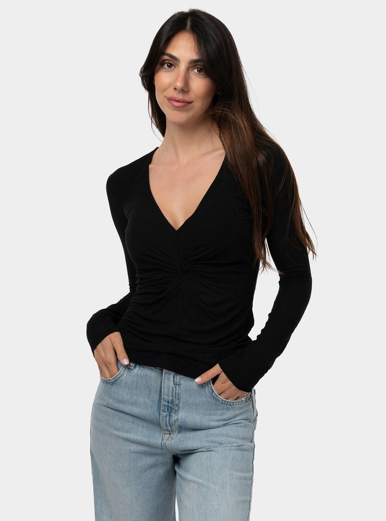 immagine-1-patrizia-pepe-t-shirt-manica-lunga-nero-t-shirt-donna-8m1577j178-k103