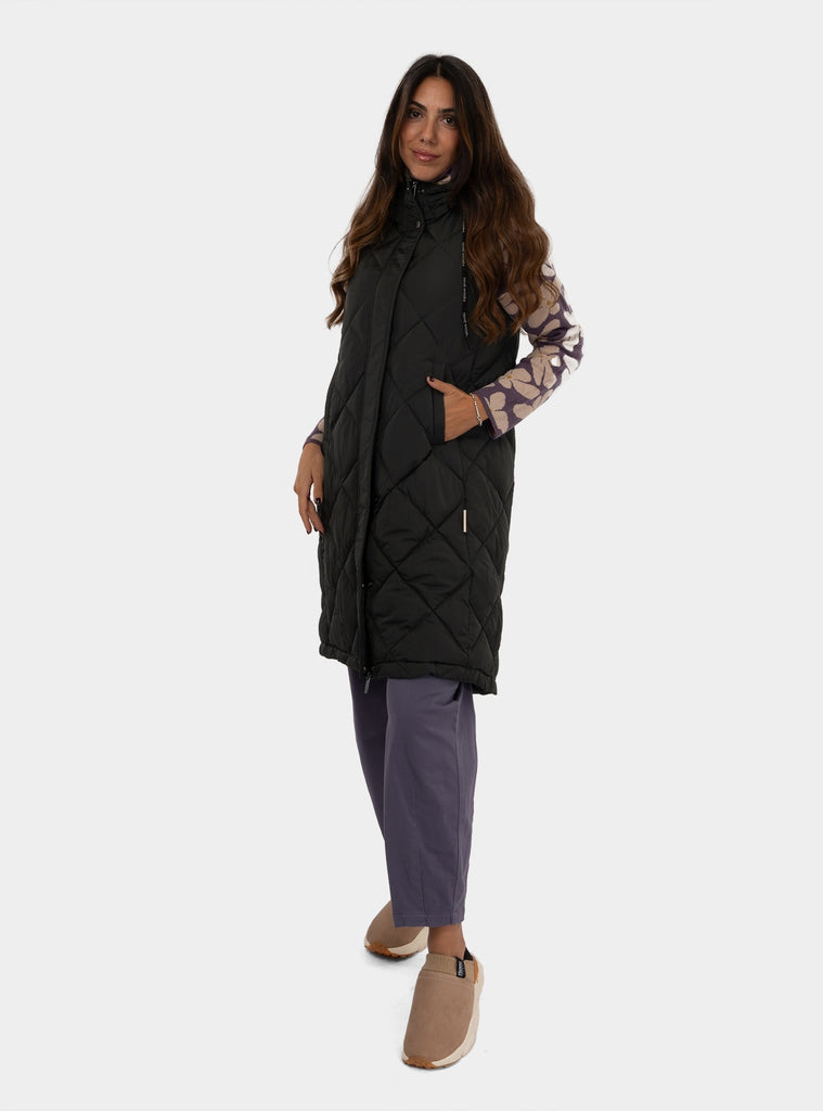 immagine-2-alessia-santi-piumino-smanicato-nero-cappotto-421sd35018-2572nero