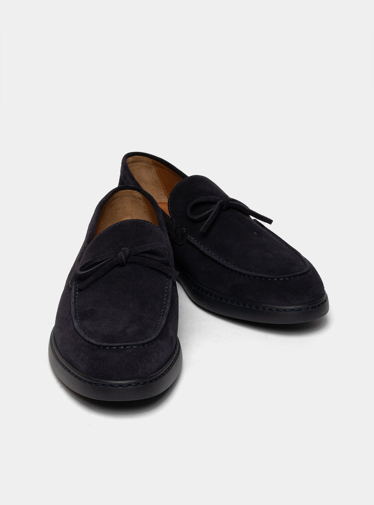 immagine-2-doucals-mocassino-in-suede-con-laccio-blu-scarpe-uomo-du3169edwiuy106bb00-blu