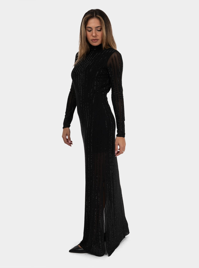 immagine-2-patrizia-pepe-abito-maniche-lunghe-con-strass-nero-abito-donna-8a1388j215-k103nero