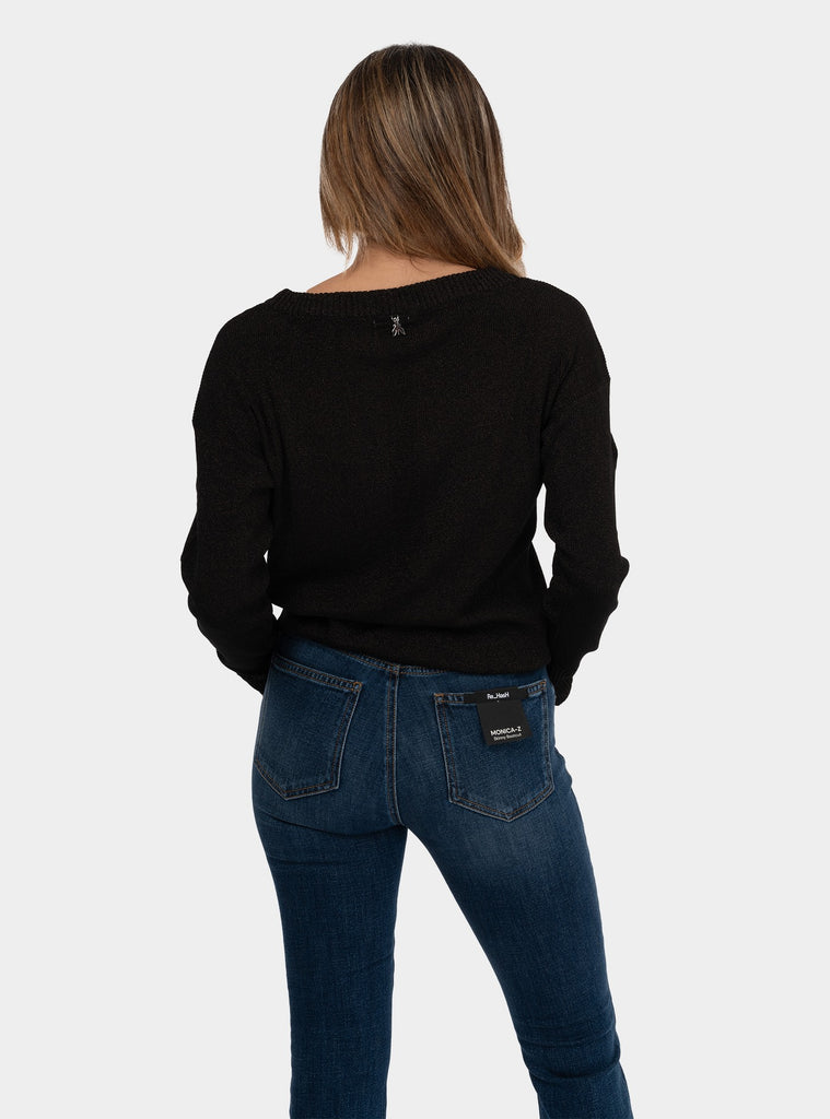 immagine-2-patrizia-pepe-maglia-a-costine-in-lurex-essential-nero-maglia-donna-8k0236k1qza-k250nero