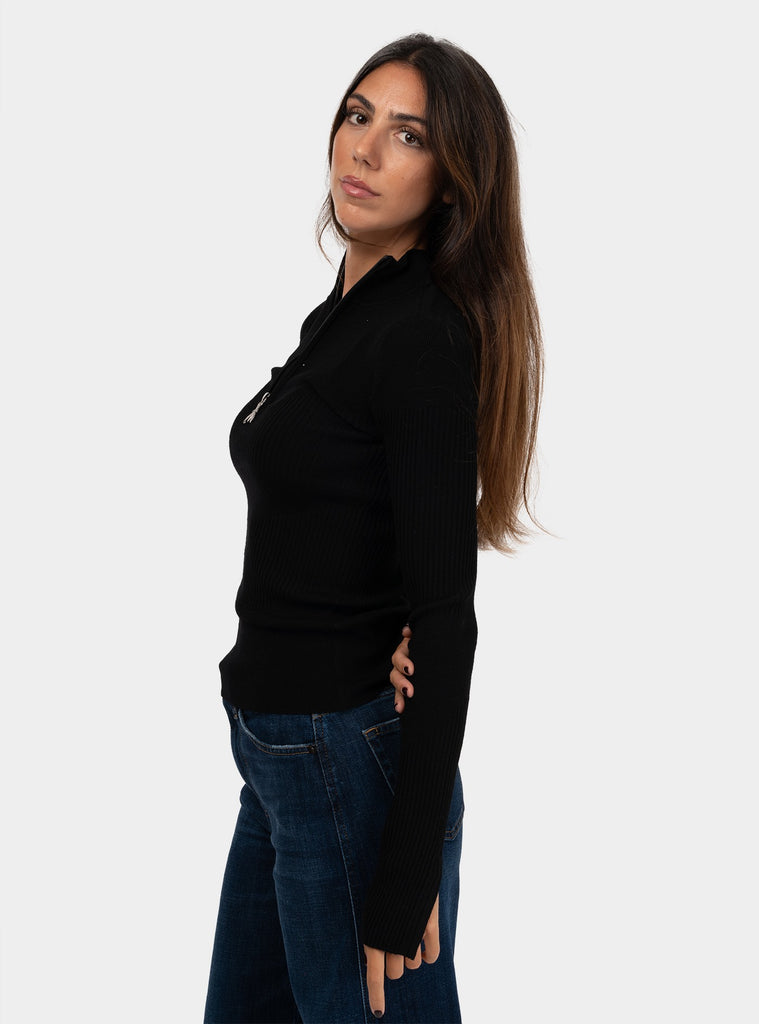 immagine-2-patrizia-pepe-maglia-a-lupetto-in-misto-lana-nero-maglia-donna-2k0292k214-k103nero