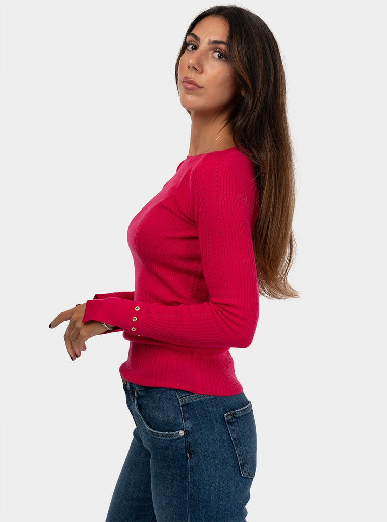immagine-2-patrizia-pepe-maglia-maniche-lunghe-essential-fucsia-maglia-donna-8k0205km36-m513fucsia
