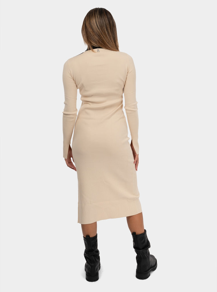 immagine-3-patrizia-pepe-abito-midi-in-misto-viscosa-panna-nero-abito-donna-2a2863k7x5-j4c6pannanero