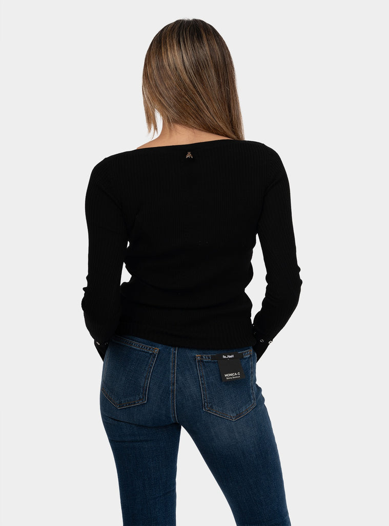 immagine-3-patrizia-pepe-maglia-maniche-lunghe-essential-nero-maglia-donna-8k0205km36-k103nero