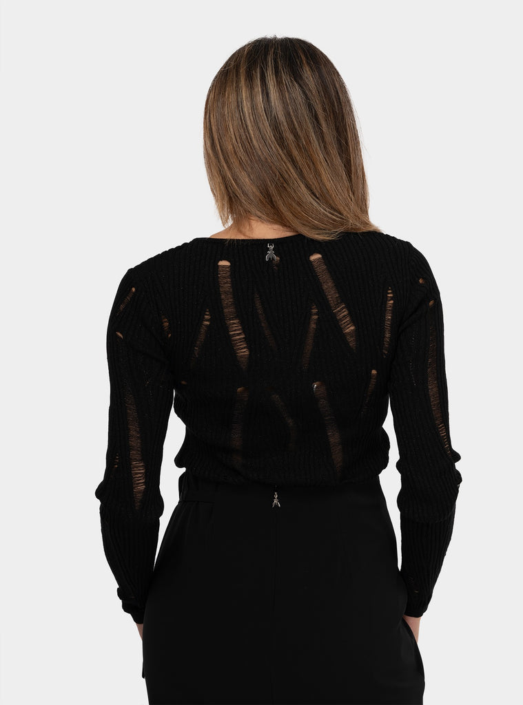 immagine-3-patrizia-pepe-maglia-maniche-lunghe-essential-nero-maglia-donna-8k0226k194-k103nero