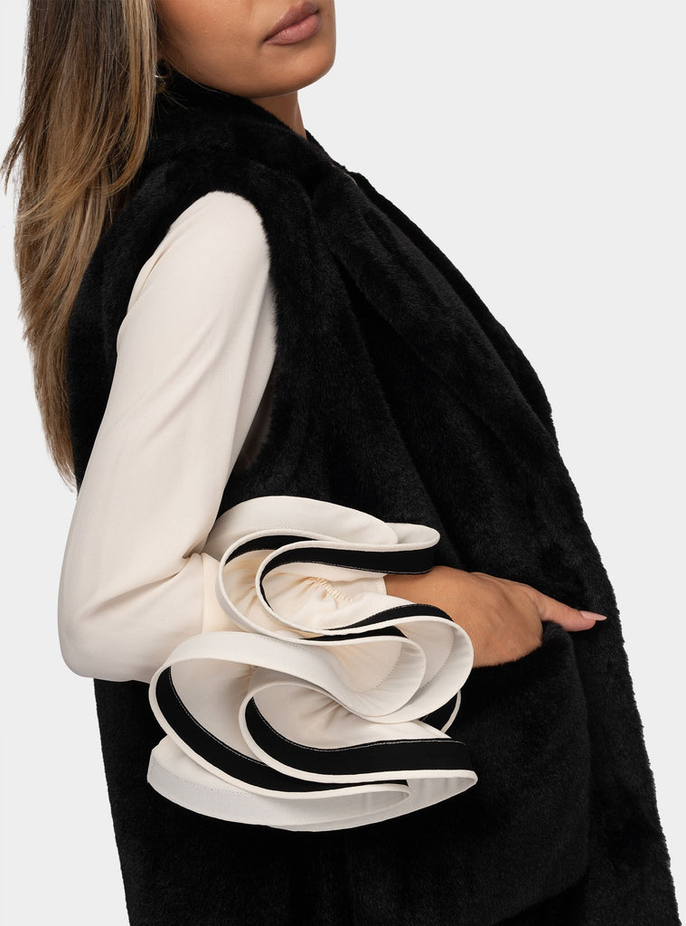 immagine-4-betta-corradi-smanicato-monopetto-in-ecopelliccia-nero-cappotto-a41b163-00024nero