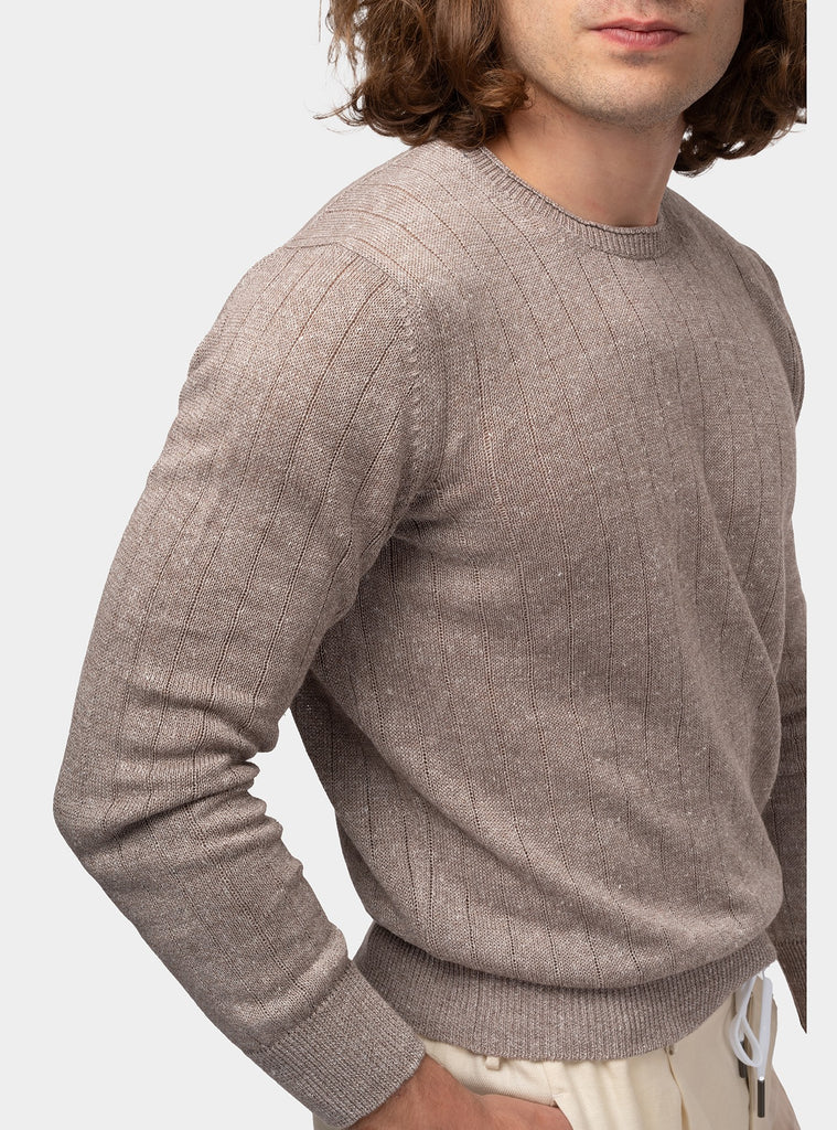 immagine-4-gran-sasso-girocollo-a-coste-marrone-maglia-uomo-2319018634-120