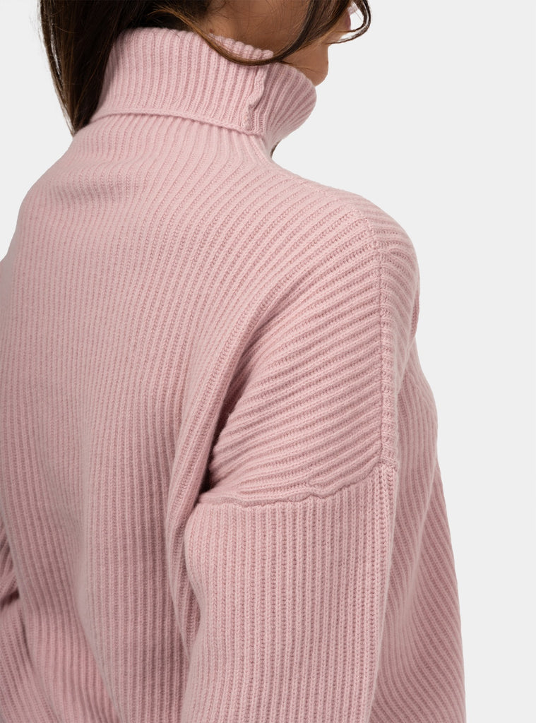 immagine-4-max-mara-studio-maglione-in-misto-cachemire-collo-alto-maglia-donna-golia003-rosa