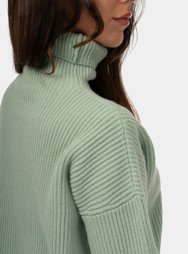 immagine-4-max-mara-studio-maglione-in-misto-cachemire-collo-alto-maglia-donna-golia004-verde