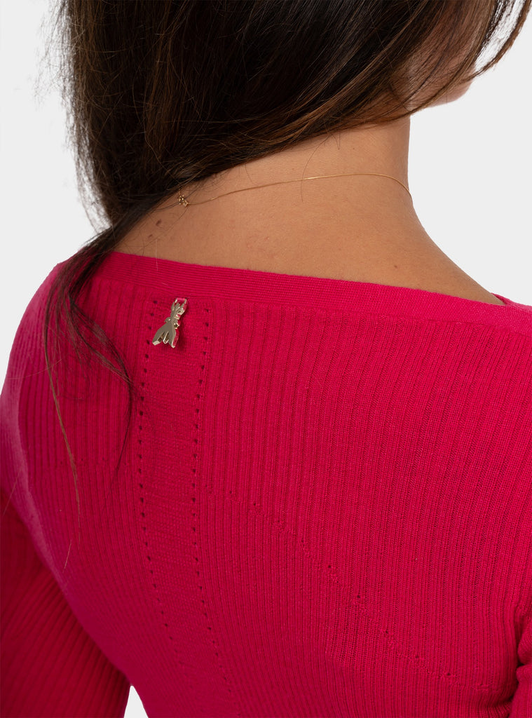 immagine-4-patrizia-pepe-maglia-maniche-lunghe-essential-fucsia-maglia-donna-8k0205km36-m513fucsia