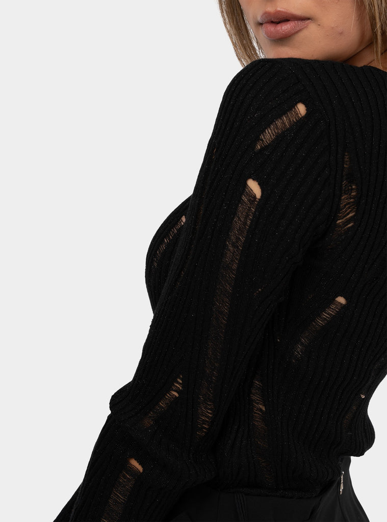 immagine-4-patrizia-pepe-maglia-maniche-lunghe-essential-nero-maglia-donna-8k0226k194-k103nero