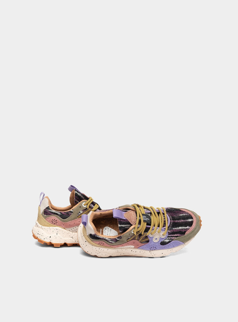 immagine-5-flower-mountain-sneakers-in-suede-e-lana-lilla-militare-sneakers-donna-yamano3-lightbrownviolet