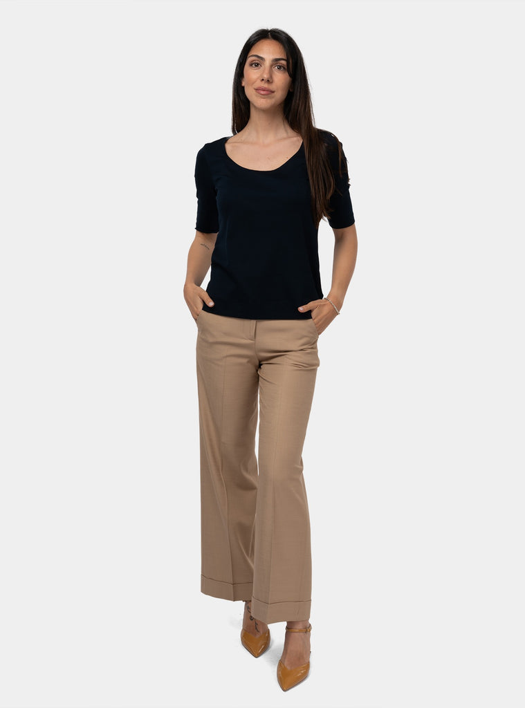 immagine-5-gran-sasso-t-shirt-manica-corta-blu-maglia-donna-6027180302-598