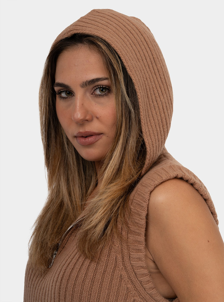 immagine-5-patrizia-pepe-gilet-a-coste-con-zip-camel-gilet-donna-2f0065k234-b688camel