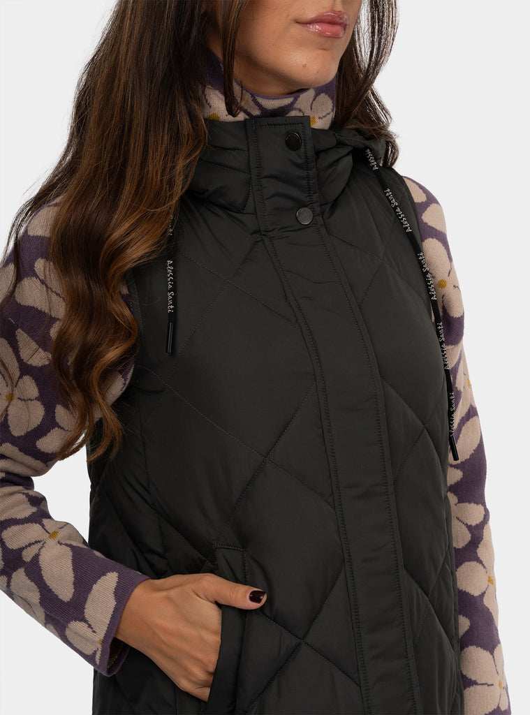 immagine-6-alessia-santi-piumino-smanicato-nero-cappotto-421sd35018-2572nero