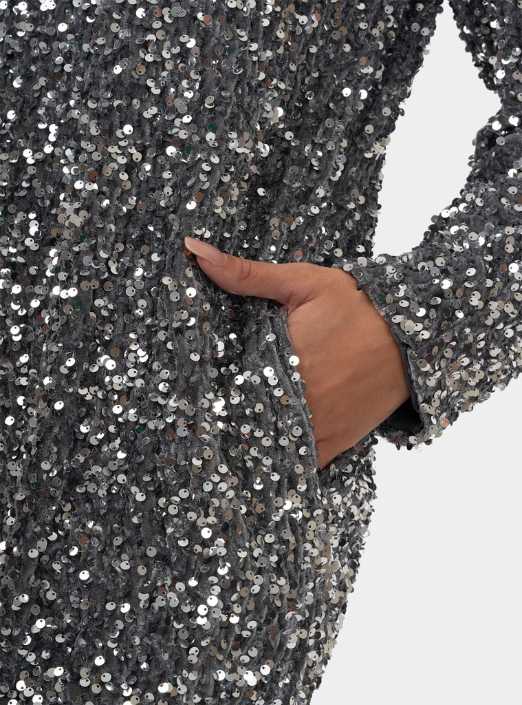 immagine-6-elisabetta-franchi-miniabito-boxy-in-ciniglia-ricamata-con-pailettes-steel-abito-donna-ab70347e2cg8steel