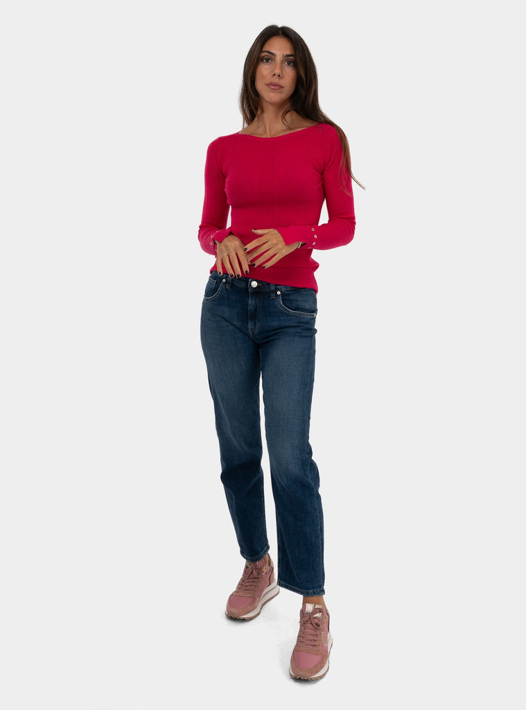 immagine-6-patrizia-pepe-maglia-maniche-lunghe-essential-fucsia-maglia-donna-8k0205km36-m513fucsia