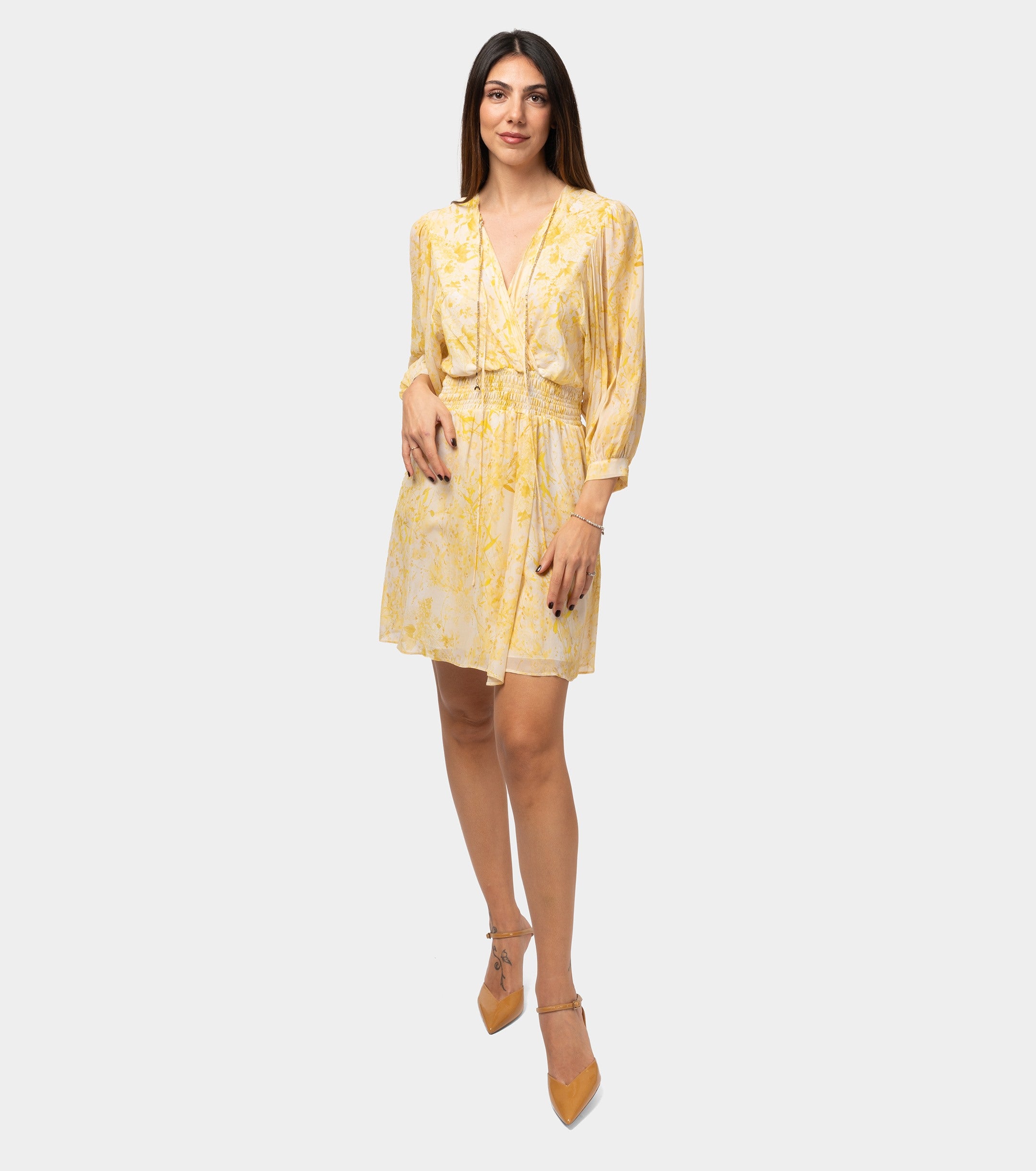 PATRIZIA PEPE Yellow dress Women's Dress Women's Other – Opposti Boutique