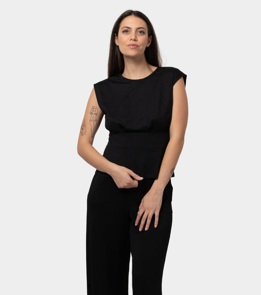 immagine-1-penny-black-t-shirt-in-cotone-nero-t-shirt-donna-stagno-005