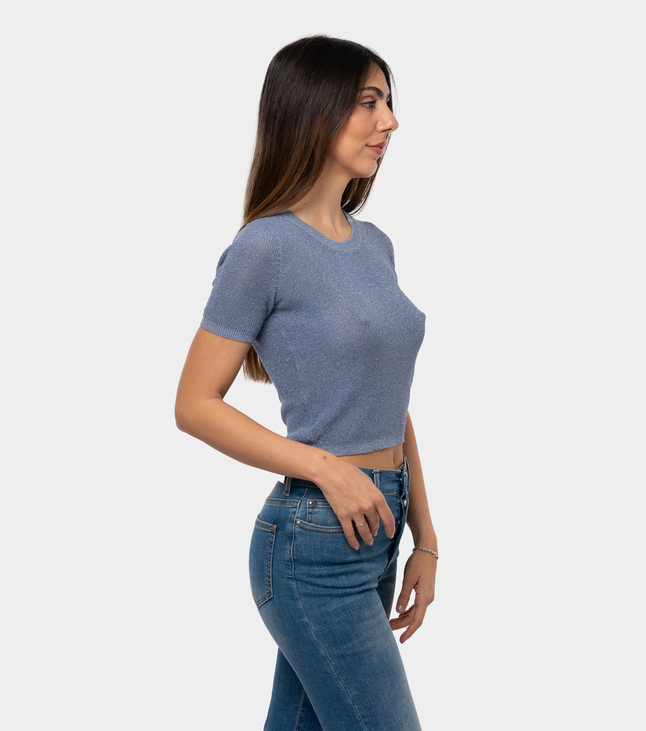 immagine-2-alessia-santi-t-shirt-in-maglia-laminata-carta-da-zucchero-t-shirt-donna-411sd53033-419093_01