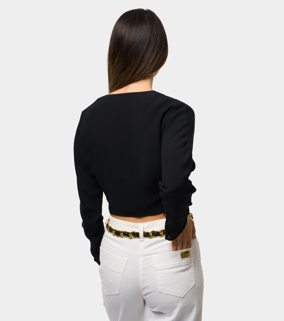 immagine-3-elisabetta-franchi-blusa-in-georgette-di-viscosa-nero-camicia-donna-ca05042e2-110