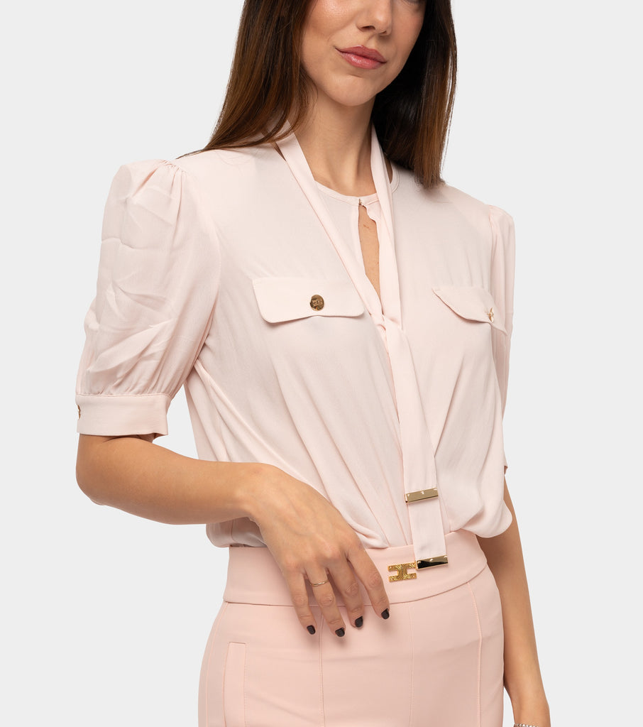 immagine-3-elisabetta-franchi-camicia-body-camicia-donna-cb00231e2-porcellana